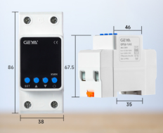 Реле напруги та струму GEYA GPS6-VAK з функцією вимірювання потужності 3